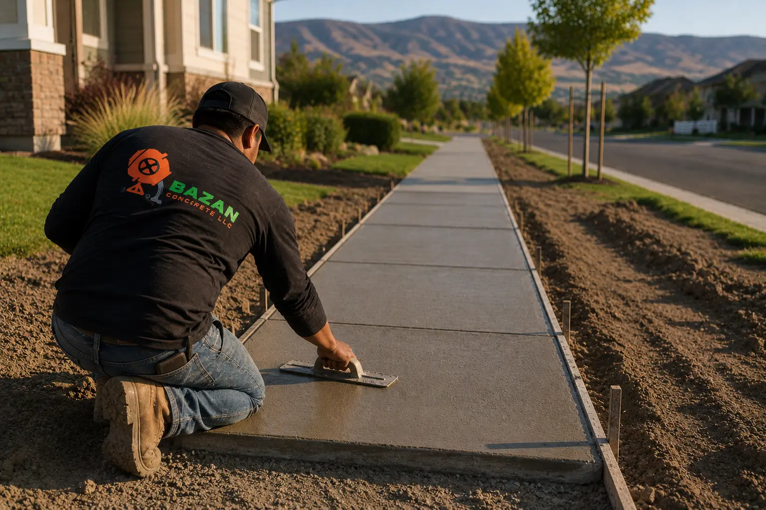 Sidewalks & Walkways by Bazan Concrete